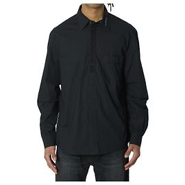 Chemise Dolce & Gabbana Noire Style Militaire en Coton Stretch Noir