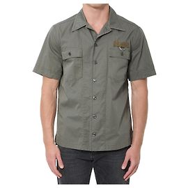 Dolce & Gabbana Camisa de algodão verde militar Verde