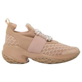 Roger Vivier Sneakers Viv' Run Strass Beige
