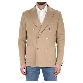 Tonello Beige Baumwolljacke mit Stretch Beige