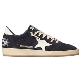 Golden Goose Ball Star Sneaker aus blauem Wildleder Blau