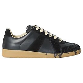 Baskets Maison Martin Margiela en cuir noir Noir