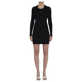 Alexander Wang Abito twin-set con cardigan cropped Nero