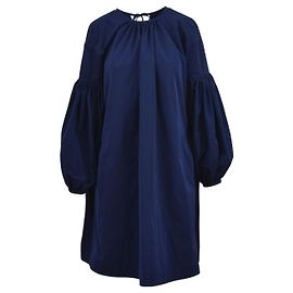 Calvin Klein Bishop-Kleid mit Spitzendetails Blau