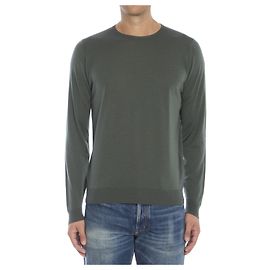 John Smedley Lundy merino wool pullover green Green