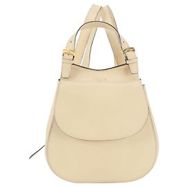 Céline Celine Leder-Rucksack in Beige Beige