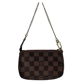 Louis Vuitton Mini Pochette Accessoires Handtasche Damier ebene