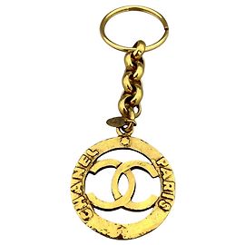 Chanel vergoldeter Schlüsselanhänger Golden