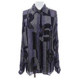 Camicia Chanel P75476V67175 Nero Porpora