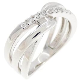Autre Marque Vendome Au750 Diamantring Silber