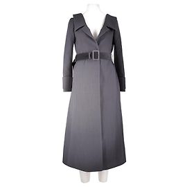 Fendi Cappotto di lana grigio Grigio
