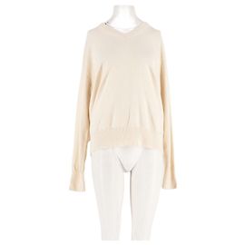 Autre Marque Camisola de cashmere branca Branco
