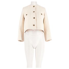 Ba&Sh Weiße Baumwolljacke Weiß
