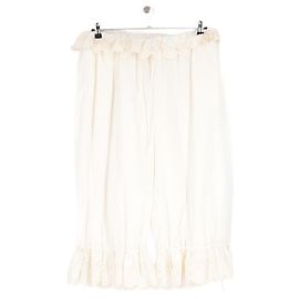 Autre Marque Pantalon en coton blanc H&M Blanc