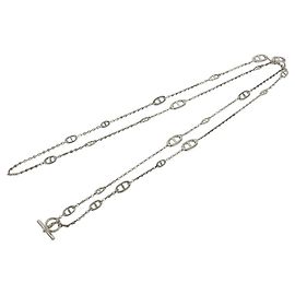 Hermès Hermes Farandole Margiela Era Long Necklace Silvery