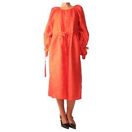 Autre Marque Robe boutonnée rouge - size S Rouge