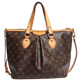 Louis Vuitton Brown 2011 Monogram Palermo PM tote bag Brown