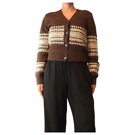Apc PC Dark chesnut Lindsey cardigan - size M Braun