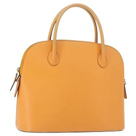 Céline CELINE Hand Bag Leather Yellow Gold Altro