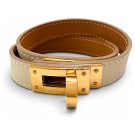 Hermès Pulseira de Pingentes Hermes Kelly Double Tour Outro