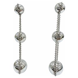 Autre Marque Boucles d'oreilles Tiffany & Co. HardWear Triple Drop Argenté
