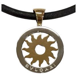 Bulgari Colar BVLGARI Tondo Sun Prata Dourado