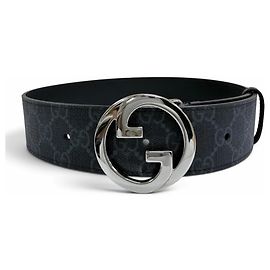 Ceinture Gucci GG Supreme Interlocking G Noir