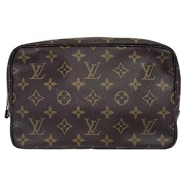 Louis Vuitton Trousses Toilette 23 Handbag Pouch Marrom