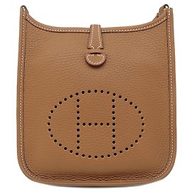 Hermès Brown Clemence Evelyne I TPM Marron