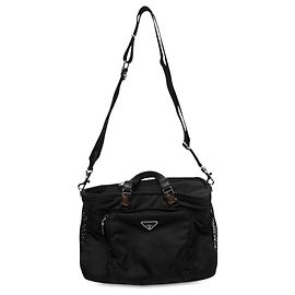 Prada Re-Nylon convertible Haustiertransporter in Schwarz Schwarz