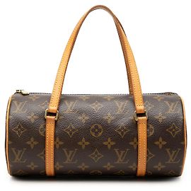 Louis Vuitton Brown Monogram Papillon 28 Marrone