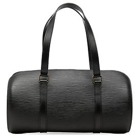 Louis Vuitton Black Epi Soufflot Schwarz