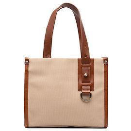 Borsa a mano Burberry in tela beige Beige