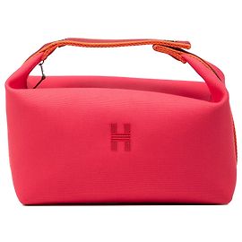 Hermès Pink Large Toile Bride A Brac Case Rosa Otro