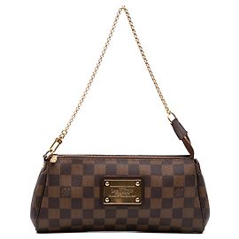 Louis Vuitton Brown Damier Ebene Eva Brown