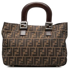 Bolso Fendi Brown Zucca Canvas Castaño