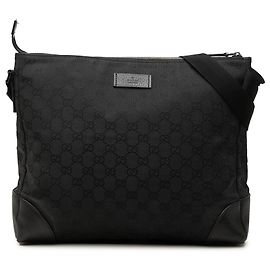 Borsa a tracolla Gucci Joy in tela GG nera Nero