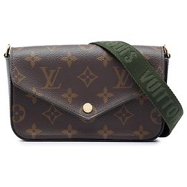 Louis Vuitton Brown Monogram Felicie Strap And Go Brown