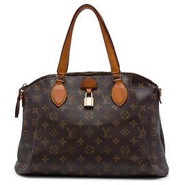 Louis Vuitton Brown Monogram Rivoli MM Braun