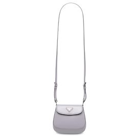 Prada Purple Mini Brushed Leather Cleo Flap Purple