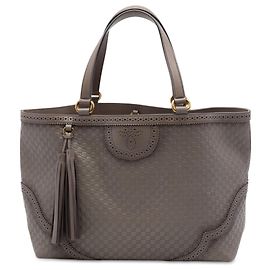 Gucci Brown Large Microguccissima Brogue Duilio Tote Braun