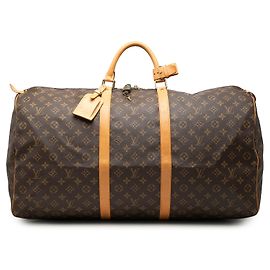 Louis Vuitton Brown Monogram Keepall 60 Brown