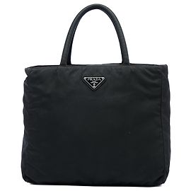 Bolso Tote Prada de Tessuto Negro Negro