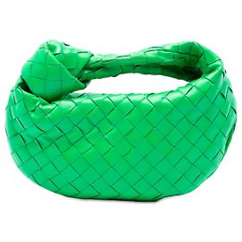 Bottega Veneta Mini Jodie en Nappa Intrecciato Vert Vert