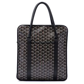 Goyard Black Goyardine Bourgogne Black