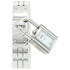 Hermès Montre Hermes Kelly avec lunette en diamants Autre