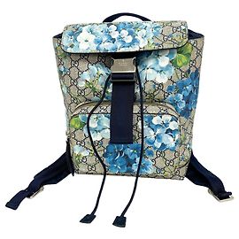 Mochila Gucci GG Blooms em azul marinho Azul Azul marinho