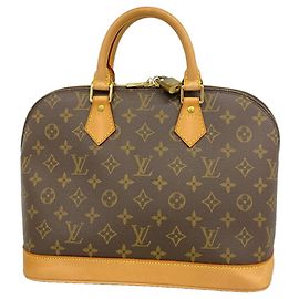 Louis Vuitton Alma Monogram Handbag Brown