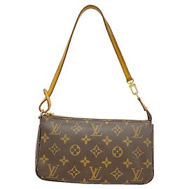 Louis Vuitton Monogram Pochette Accessoires Marrom