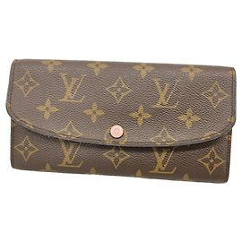 Louis Vuitton Monogram Portefeuille Emilie Long Wallet Rosa